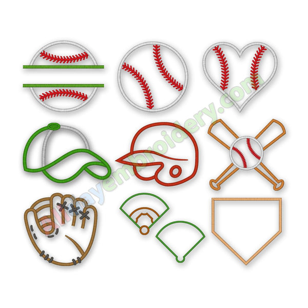 1435 Baseball Jersey in Circle Applique Design - Applique & Embroidery  Originals