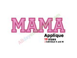 MAMA embroidery design