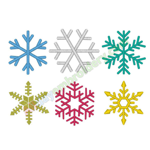 Small Snowflakes Designs for Embroidery Machine Instant Download Digital  File Stitch Sign Icon Pattern Cartoon Symbol Winter Flake 1110e -  Hong  Kong